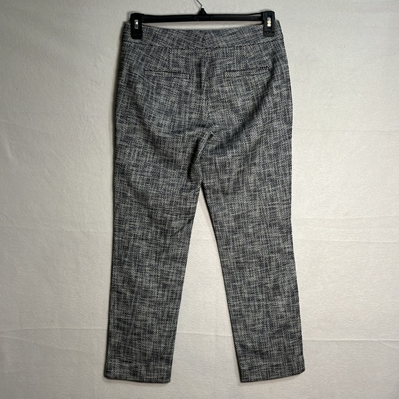 Ann Taylor Devin Fit Dress Pants Womens Size 2 Hethered Black Grey - Picture 2 of 11